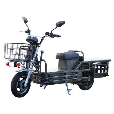 China New Electric Cargo Bike Meal Rack Home Delivery Unisex Electric Cargo Two Wheel Electric Cargo Bike for sale