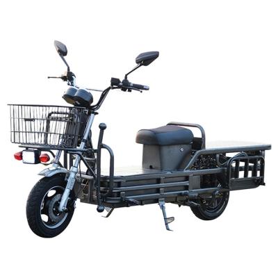 China Unisex Electric Two-Wheel Electric Cargo Full Suspension Home Cross-Country Food Bike Electric Cargo Bike for sale