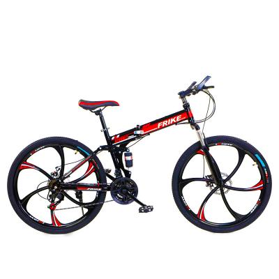 China Spring Fork Factory Price 26inch (Low Dry) Steel Good Frame Mountain Bike Foldable Bikes For Men And Women for sale