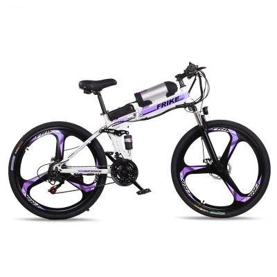 China Aluminum Alloy Carbon Steel Folding Bicycle 36V 250W 350W Brushless Motor Electric Mountain Bike Chinese Factory Direct For CE for sale