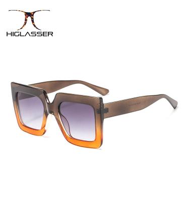 China Fashion Sunglasses HG1121Hot Selling Square Oversized Sunglasses Frame Sunglasses Promotion Sunglasses for sale