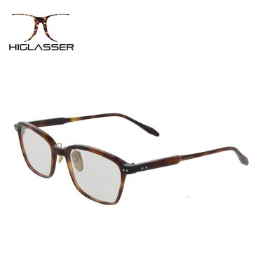 China Anti Slim High Quality Blue Light Computer Glasses With Acetate Frame Tortoise Color for sale