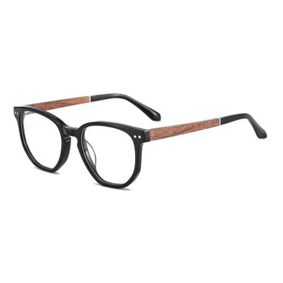 China For Reading Glasses 2019 Popular Fashion Glasses Frame Vintage Eyeglasses Myopia Optical Glass Wooden Frame for sale