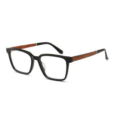 China For Reading Glasses Vintage Glasses Frames Men Women Myopia Wooden Prescription Glasses Optical Frame With Clear Glass Frame for sale