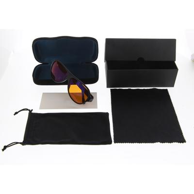 China Glasses packing custom eyewear display glass frame optical glasses case sunglasses box foldable eye bag logo glass box for sale