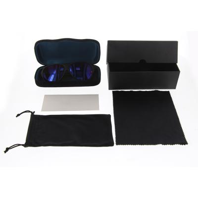 China Glasses Packing Custom Sunglasses Bag Box Display Eyewear Optical Glass Frame Foldable Case for sale