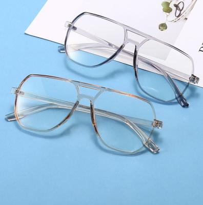 China Anti Blue Light Glasses Optical Frame Tr90 Optical Frame Acetate Computer Glasses Fashion Trendy Optical Frame for sale