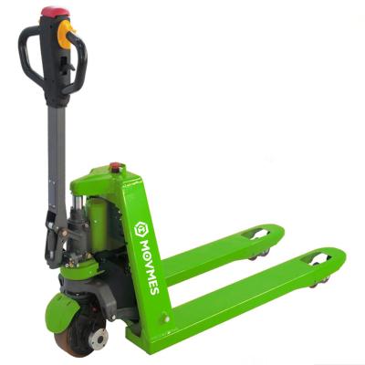 China Full Automatic Hotels MOVMES 1.5ton Pallet Truck With Li-ion Battery Power for sale