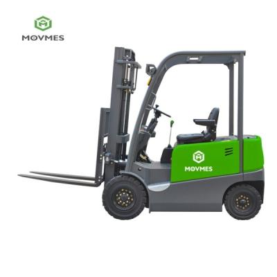 China Movmes workshop machinery repairs 2 ton electric forklift applied in warehouse with fork for sale