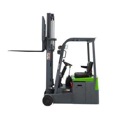 China Hotels Loading Capacity 1ton ~1.5ton Three Wheel Electric Forklift for sale