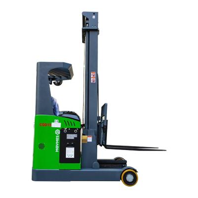 China Hotels 2000kg 2.0ton AC Motor Electric Full Reach Truck Forklift With Offset Side High Lift Height for sale