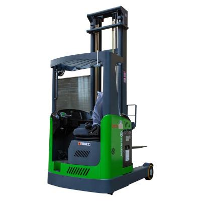 China Hotels 1.5 Ton 1500 Kg Narrow Aisle Reach Truck Electric Forklift for sale