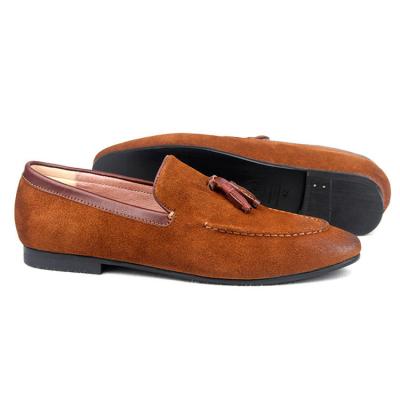 China High Quality Waterproof Leather Loafer Shoes Driving Sole Rubber Moccasin Shoes Leisure Shoes For Men for sale