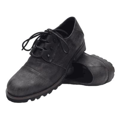 China 2021 new size mens lace up plus size men's waterproof genuine leather shoe zapatos hombre black stylish casual shoes for sale