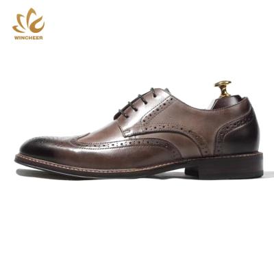 China Custom Made Anti-odor Luxury Formal Mens Business Wedding Party Oxford Breathable Leather Shoe Male Office Shoes for sale