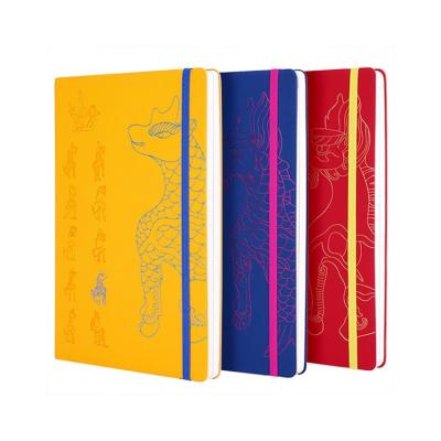 China Palace Museum Stationery Taihe Dian Vintage PU Hardcover Book Leather Notebook for sale