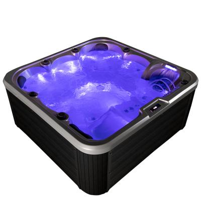 China Modern New Product 2M Square Massage Swimming Pool Bath SPA Hot Tub Bathtub for sale