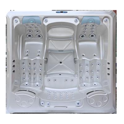 China Freestanding Hot Tub 3 People Garden Bathtub Acrylic Air Jet Massage Spa Hot Tub for sale