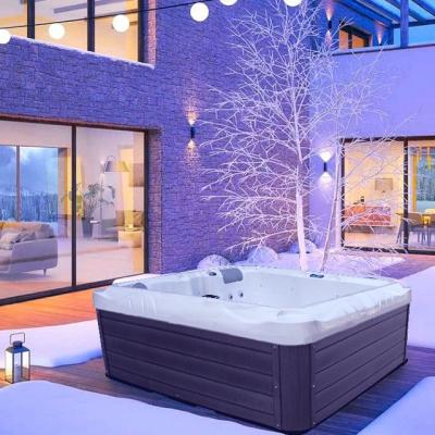 China 220/240V/50/60Hz Freestanding Outdoor Hot Tub Spa 4 People Spa Tub With MP3 And Bluetooth for sale