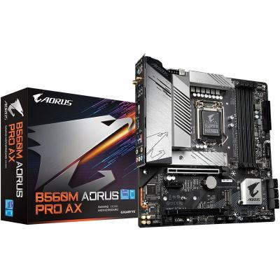 China PRO Gigabyte B560M AORUS AX snow carving desktop motherboard suitable for 10400F/11400F/11700K/119 00 for sale