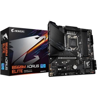 China Gigabyte B560M AORUS ELITE Gaming Motherboard LGA1200 Desktop Pin For 10400F 11400F 11700KF for sale