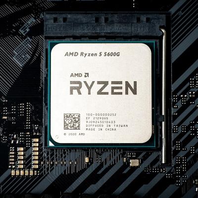 China Stuffed Desktop AMD Ryzen 5 Cores 5600G Six Twelve Wires CPU Boxes Power: 65W For Computer for sale