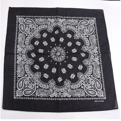 China Multifunctional 100% Cotton Paisley Polyester Custom Design Your Own Face Bandana Scarf Print for sale