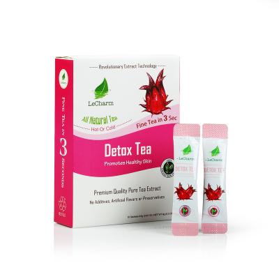 China Instant Low-CARB Beauty Skin Hibiscus Detox Tea Flower Tea Extract for sale