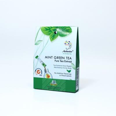 China Mint Instant Tea Powder Gift Pack Pure Chinese Natural Regenerating Green Tea 3 Bags for sale