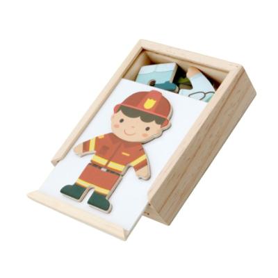 China Factory direct sale kids montessori play puzzles wholesale wooden toy kitchen toys for sale