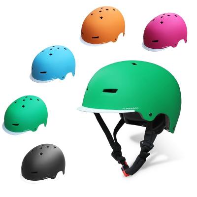 China High quality kids and hot selling ABS new adults skateboard multi-color helmets outdoor safety protective helmets for sale