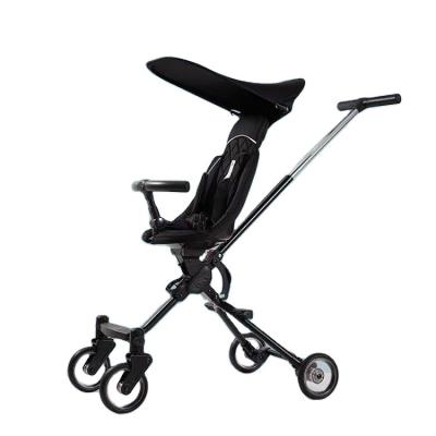 China Ride On The Way Of Toy Korimefa Kids Trolley Two Steering Wheel Foldable Baby Stroller for sale