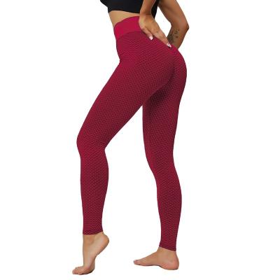 China Breathable 7 Colors High Waist Seamless Honeycomb Plus Size Anti Cellulite Gaiters Ladies Gaiters for sale