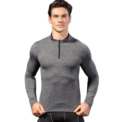 China QUICK DRY Men Jacket Winter Sports Active Running Sports Long Sleeve Gym Wear T-Shirt for sale