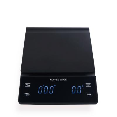 China With Tray New 5kg Scale Coffee Scale Touch Button With Countdown Function Kitchen Scale for sale