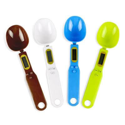 China Electronic Plastic Measuring Cups and Spoons 500gX0.1g Kitchen Scale Scale Spoon Scale Digital Measuring Weight Kitchen Scale Platform for sale