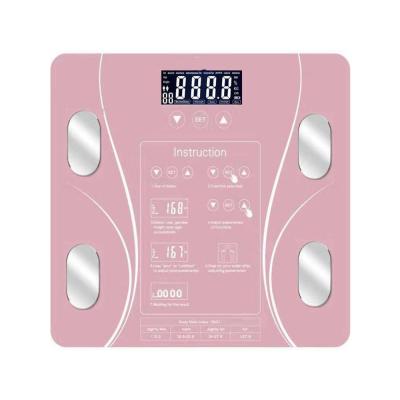 China Water Content Measuring LED Electronic Household Digital Weight Scale Body Fat Smart Weighing Balance Connect Composition Weight Scale Bathroom Scale for sale