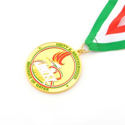 China Custom Metal Award Medal Europe Metal Running Sports Hanging Production Marathon Games Medal Honor Plate Award for sale