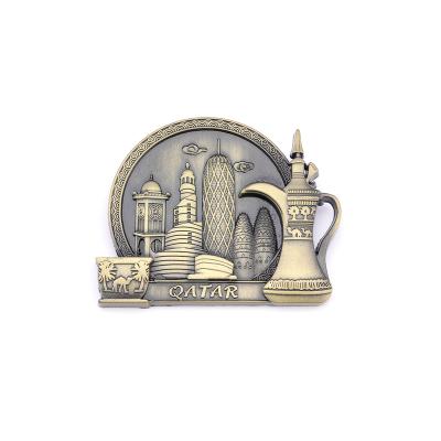 China Shape Holiday Souvenir Souvenir Fridge Magnet Metal Gift Metal Magnet Tourist Fridge for sale