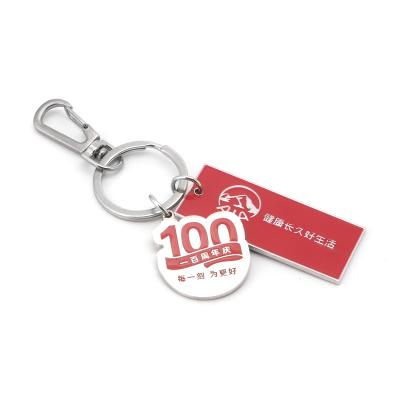 China Fasion Custom Logo Metal enamel key chain 2d/3d enamel design logo for promotion gift manufactur custom for sale