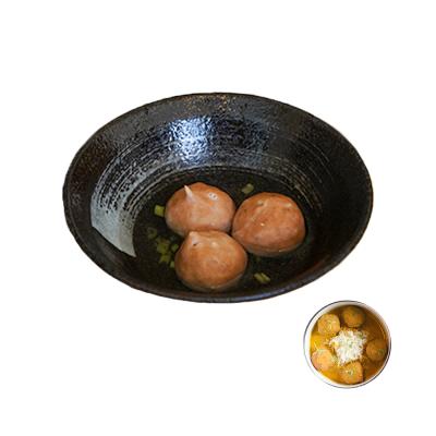 China 2021 Hot Selling Spicy Fishball Sugar Free Amazon Tofu Pork For Soup And Sandwich for sale