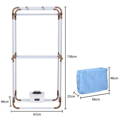 China Concise Home Foldable Hotel Clothes Dryer Machine With Stand Portable Dryer No Need Assemble European Dry Clothes 1000 15 Kg Automatic for sale