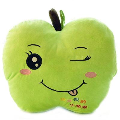 China Gift Factory Sale Colorful Soft Stuffed Apple Plush Toys for sale