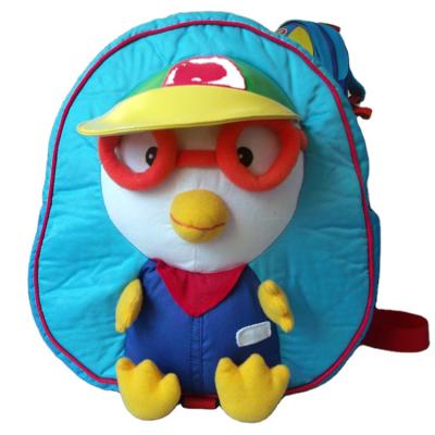 China Handsome and lovely plush toy penguin plush bag for sale