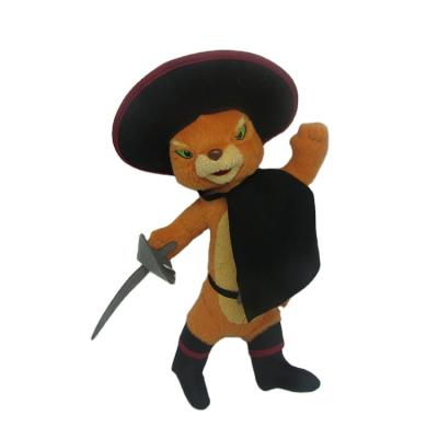 China Cool And Good Quality Plush Garfield Plush Toy With Hat And Sword for sale