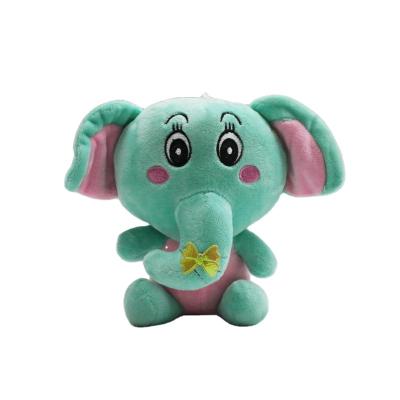 China Custom Green Plush Stuffed Animal Kids Gift Soft Plush Elephant Toy for sale