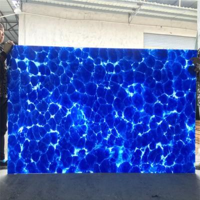 China Foshan Modern Manufacturers Specializing in Custom Artificial Marble Resin Luxury Interior Decorative Transparent Wall Panel Panel for sale