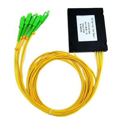 China FTTH Connect Cheap Price FTTH SC UPC Plug-in Type Fiber Optic PLC Splitter 1*16 LGX BOX for sale