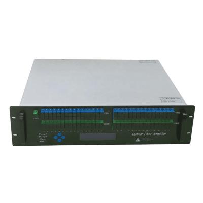 China CATV/HFC/PON High Power Catv 1550nm Fiber Optic Edfa Amplifier 32 Ports Each Port13-24db for sale