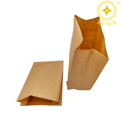 China Recycled Brown Eco Friendly Products Single Bag Paper Materials Packaging Packaging For Food Carrier Bag for sale